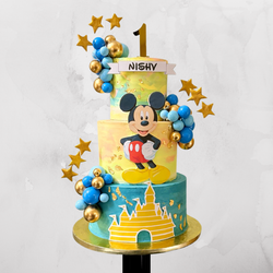 Mickey Mouse 3 Tier Cake