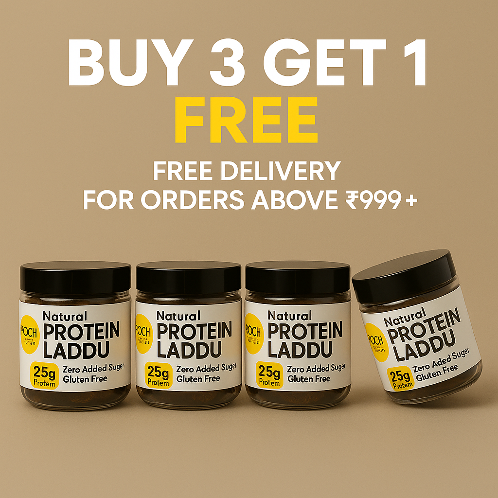 Natural Protein Laddu – 25g Clean Protein | Zero Sugar | Vegan | Gluten-Free